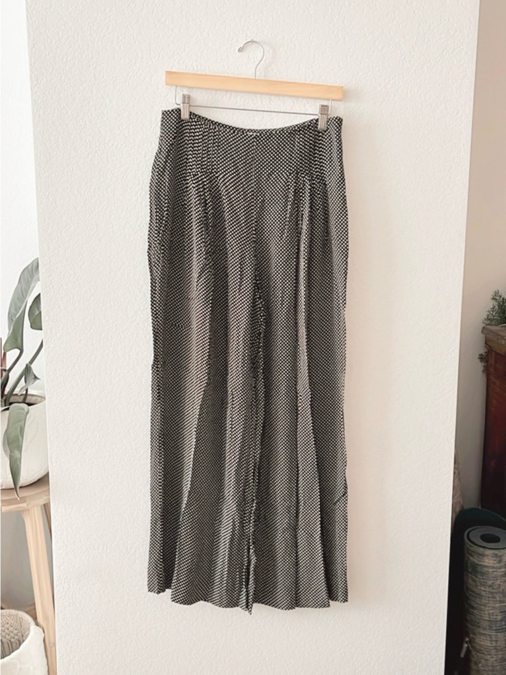 Maeve Black and White Polka Dot Pants